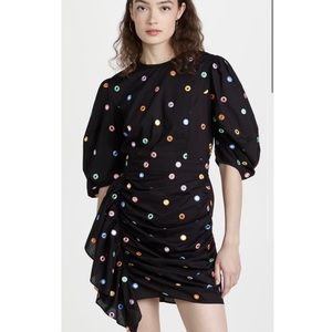 RHODE Pia dress black mirror NWT